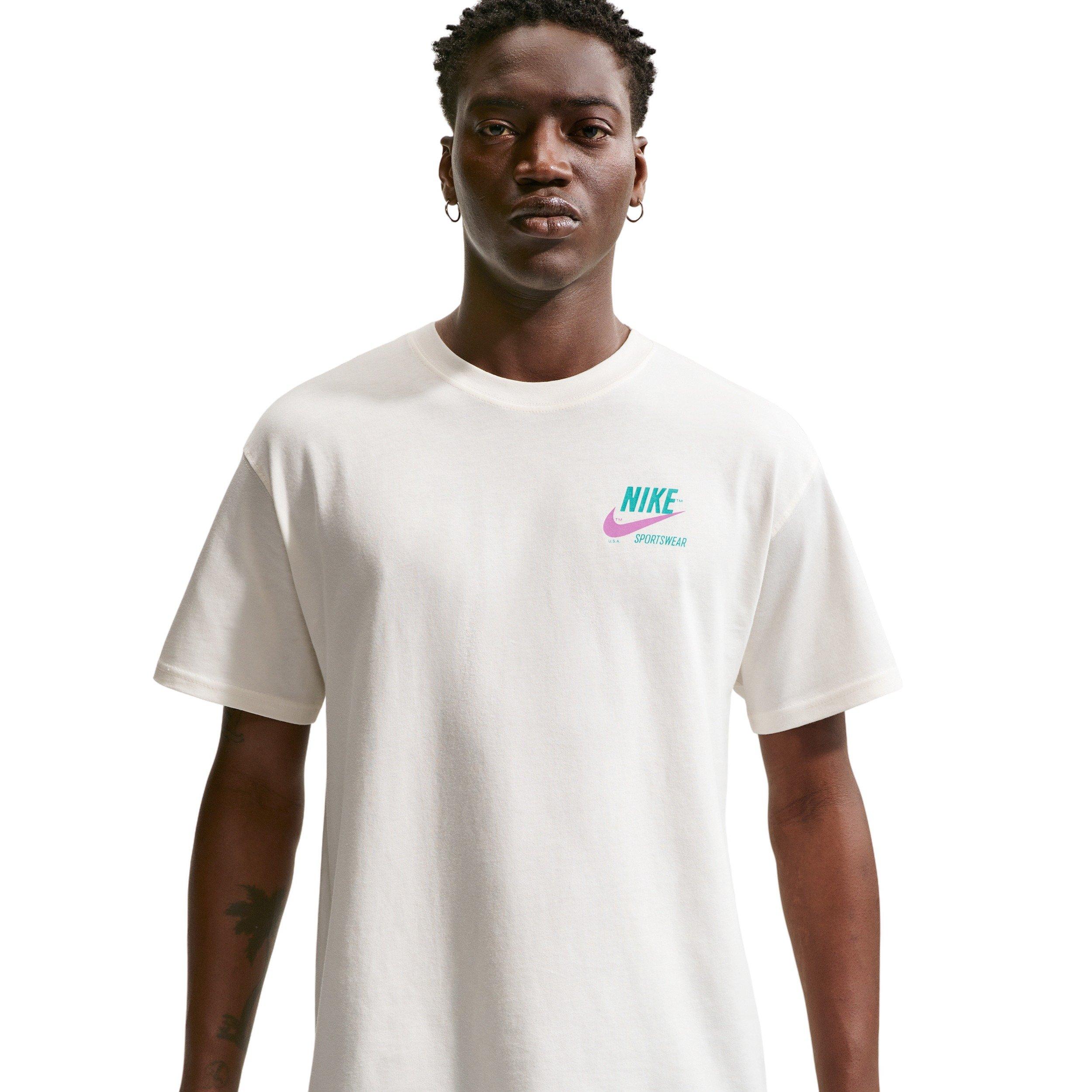Nike Men's Sportswear Max 90 Surf Graphic T-Shirt - WHITE